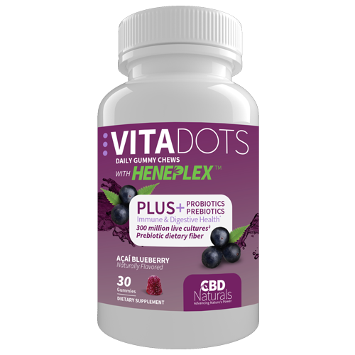 CBDNaturals Vitadots Acai-Blueberry with Probiotics - Misty Canna Shop