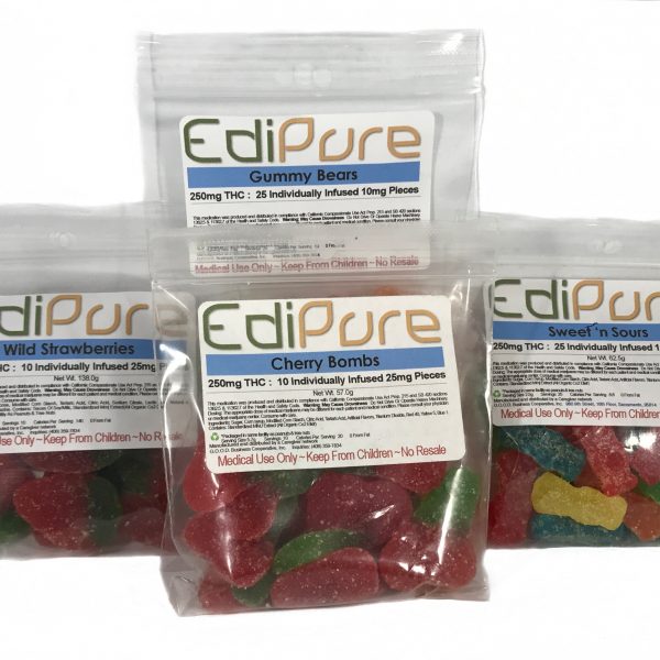 EdiPure Edible Gummies - Lab-Tested, THC - Infused Gummies